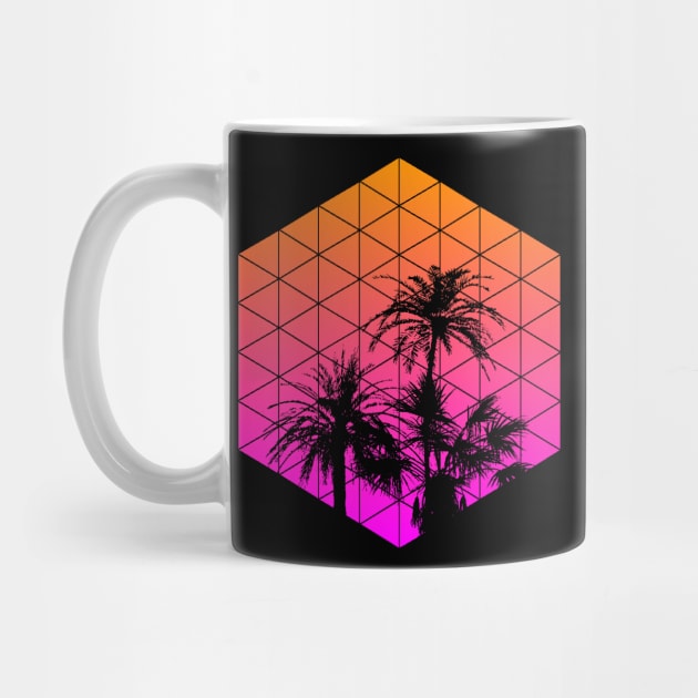 Miami 80s Grid by ArtEnceladus